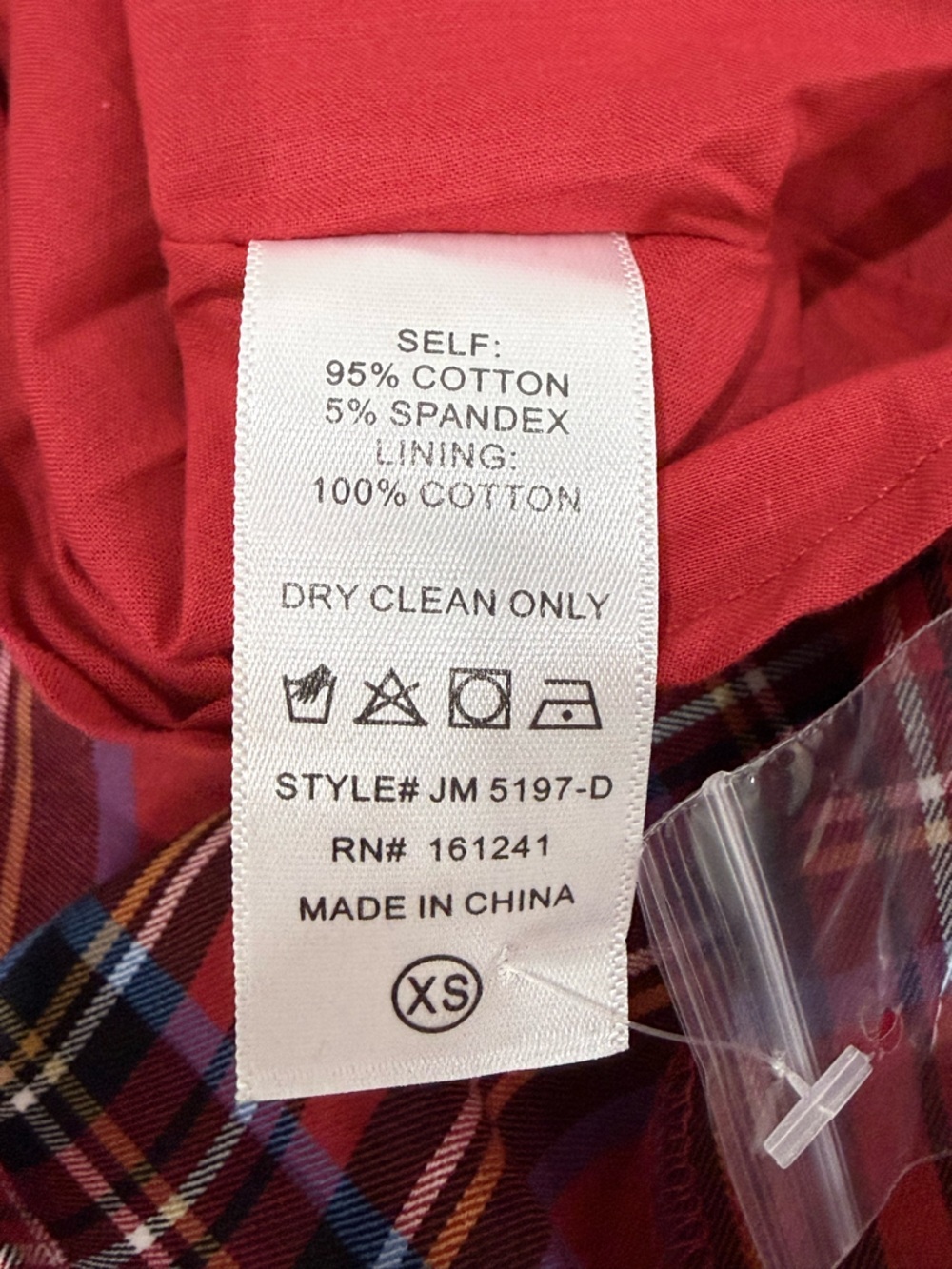 J. MARIE XS HOLLIN BELTED SHORT SLEEVE MIDI DRESS RED TARTAN PLAID NWT $180 - Picture 11 of 15